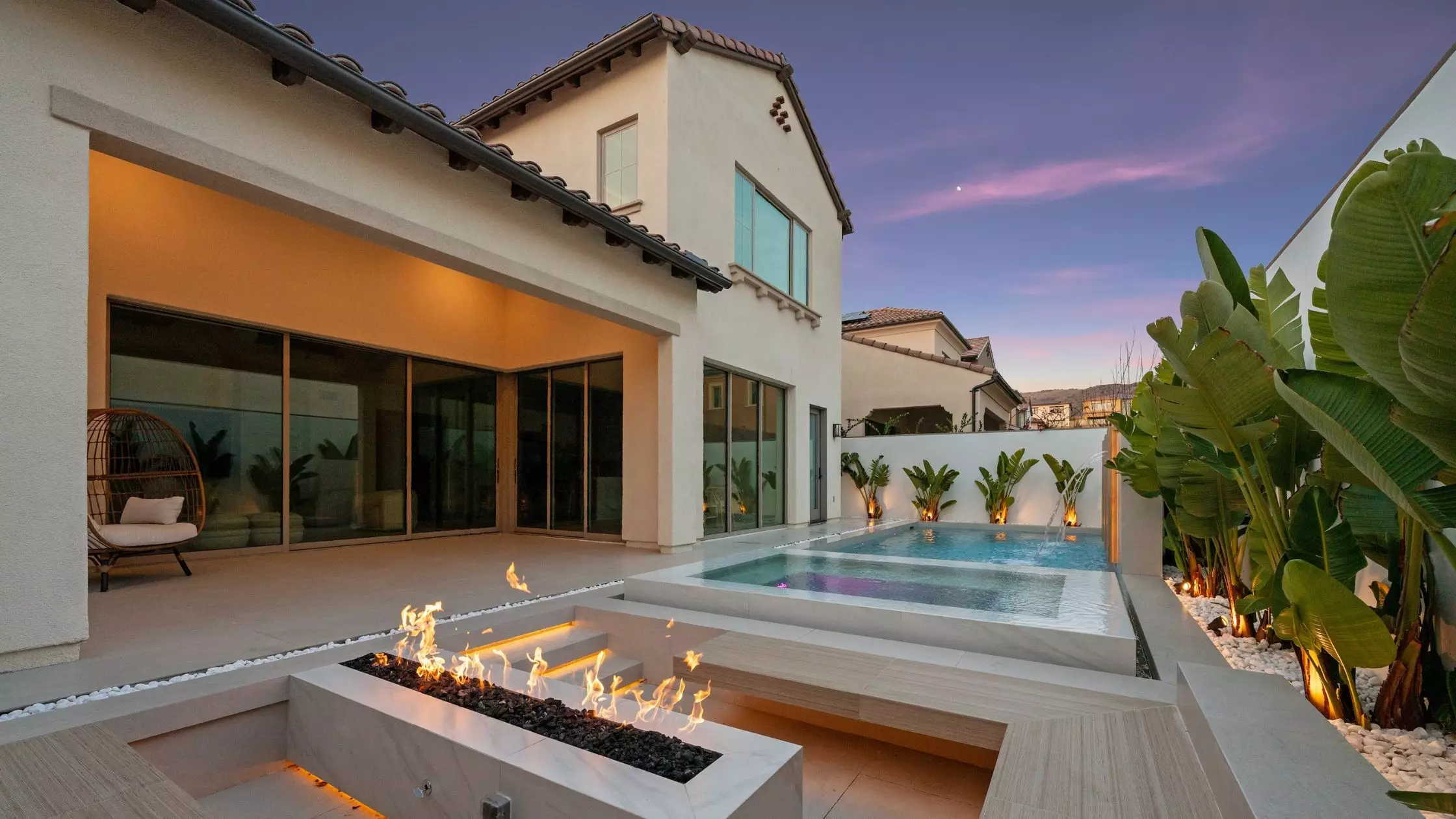 Andover neighborhood pool view